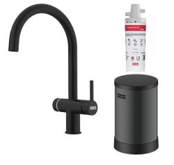 Franke Maris Wasser-Hub 4L Boiler 3-1 mit Touch elektronische kochendes Wasserhahn mattschwarz mit Wasser-Hub Bypass 1208957950