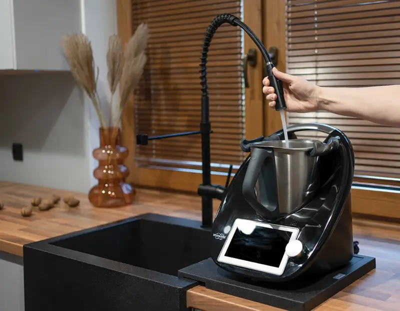 Aquadesign Unix Multifunktions-Spülabtropfer 35x35cm Schwarz 1208958214