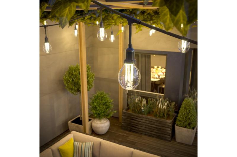 Decor Garten Girlande 10m AC220-240V 50-60Hz 10xE27 2x0 75mm 1208958646