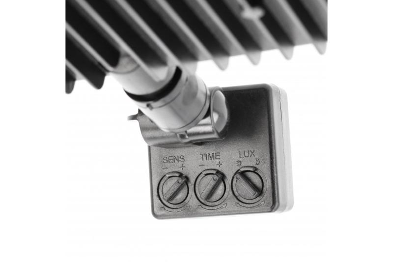LED-Flutlicht iNEXT mit Bewegungssensor 50W 4000lm, PF>0,9, RA>80, IP65, 120°, 6400K, schwarzer Körper 1208962862