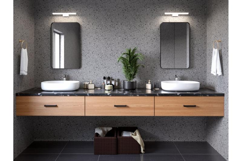 Decor LED-Leuchte Catania 600mm 12W AC220-240V 50/60Hz 4000K IP44 RA >80 960lm Chrom 1208962886