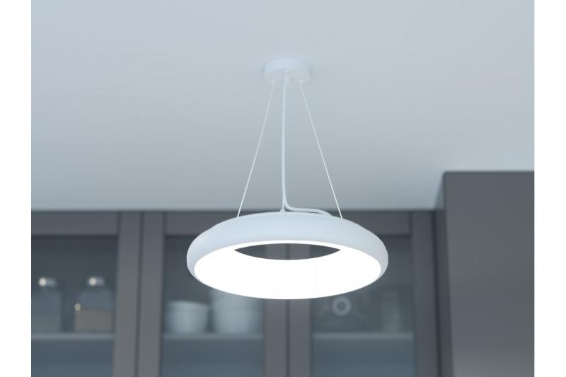 Decor LED-Leuchte LEON 35W 3200lm AC220-240V 50/60Hz 120° IP40 4000K abgehängt/Decke weiß 1208962911