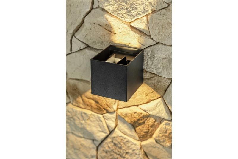 Decor MISSOURI-K LED-Lampe 7W 540lm AC220-240V 50/60 Hz PF>0,5 Ra≥80 IP54 IK08 4000K quadratisch schwarz 1208962994