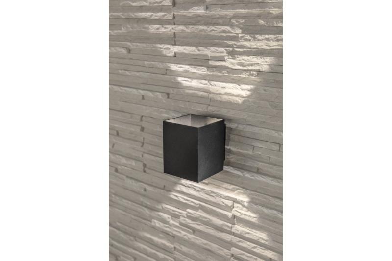 Decor Wandbefestigung CAMPIONE Aluminium G9 IP20 max. 40W IP20 quadratisch schwarz 1208963849