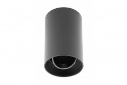 Decor Deckenleuchte RESTO PC φ80x125mm IP20 max 20W rund schwarz 1208963985