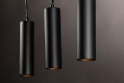 Decor Hängende Leuchte TRESOS II 3xGU10 Aluminium IP20 max. 3x20W Schwarz 1208964030