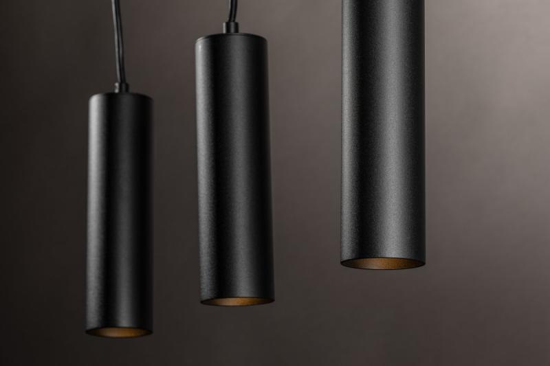 Decor Hängende Leuchte TRESOS II 3xGU10 Aluminium IP20 max. 3x20W Schwarz 1208964030