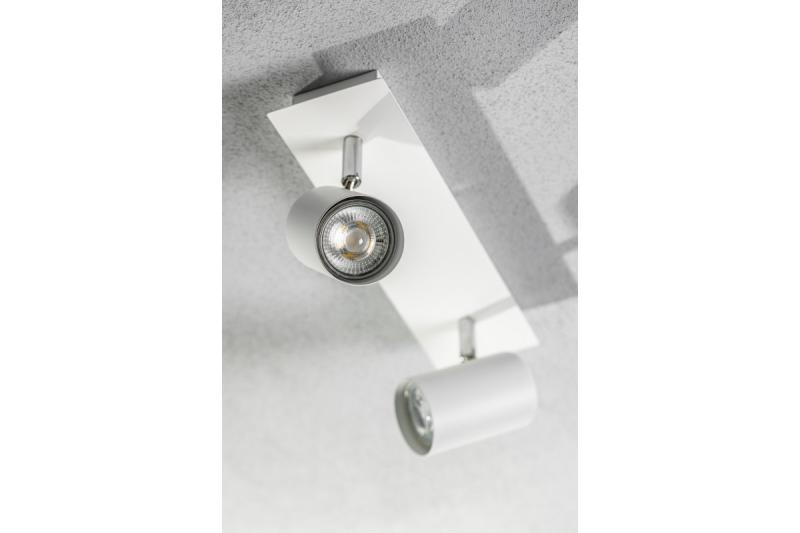 Decor Deckenleuchte VENETO IP20 max. 20W 2 x GU10 rund weiß 1208964037