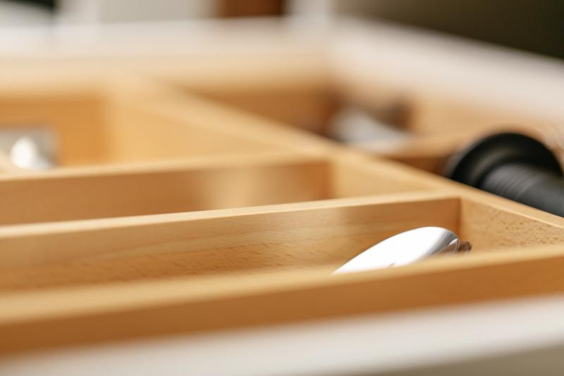 Decor Cutle Besteckkasten Verstellbares Besteckregal Farbe Buche 1208966290