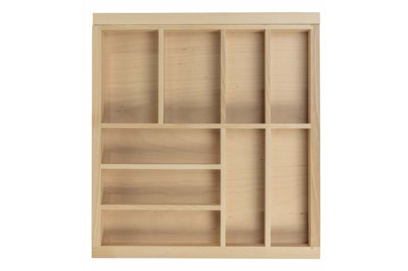 Decor Cutle Besteckkästen Küche Verstellbarer Besteck-Organizer 1208966292