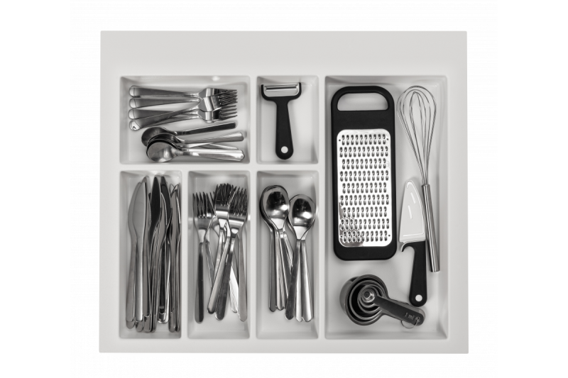 Decor Cutle Besteckeinsatz für Küchenschublade 600 Weiß 1208966377