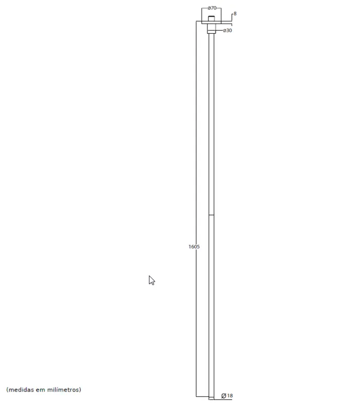Waterevolution Flow Decken-Waschtischarmatur Auslauf PVD Hellgold T1678WGE