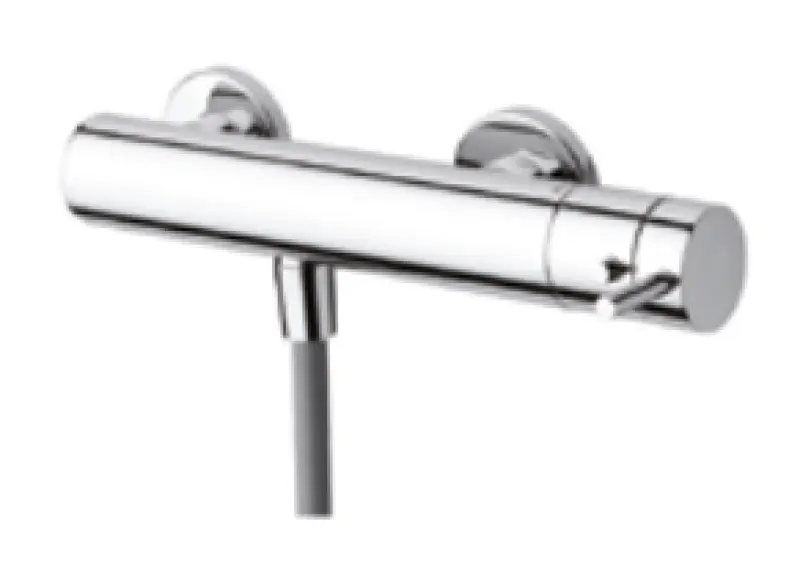 Waterevolution Flow Duschthermostat mit Duscharmatur PVD Hellgold T140TWGE