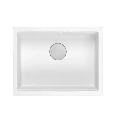 Quadri Newport II Granit Spülbecken, Unterbau Weiß 560x450 mm 1208966922