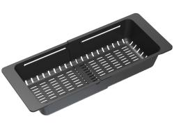 Quadri schwarzer verstellbarer Restebehälter 320/460 x 185mm für Spülbecken 1208967541
