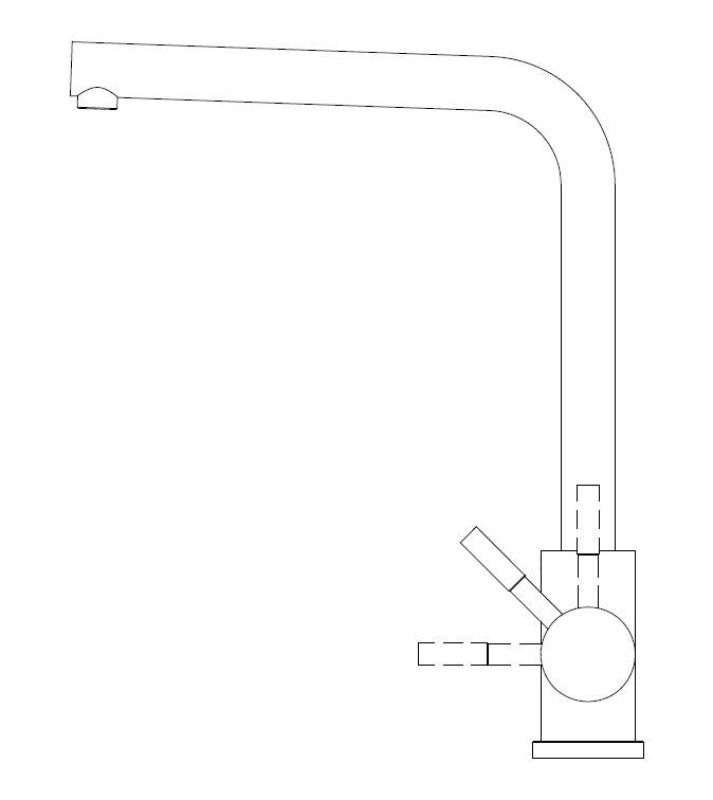Pure.Sink Elite Steel Spark Küchenarmatur PVD gebürstetes Gold PS8040-60