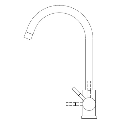 Pure.Sink Elite Steel Stream Küchenarmatur PVD gebürstetes Gold PS8044-60