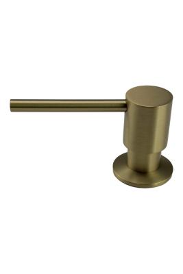 Pure.Sink Elite Steel Shine Einbau Seifenspender PVD gebürstetes Gold von oben nachfüllbar PS9010-60