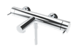 Wasserevolution Flow Zwei-Wege-Duschmischer mit Handbrause PVD Kupfer T130NCPE