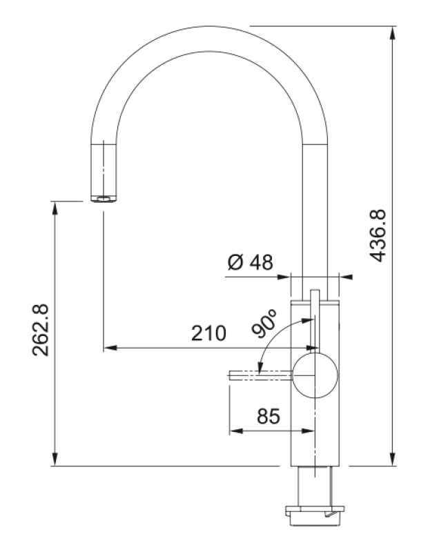 Franke Maris Wasser-Hub 7L Boiler 3-in-1 mit Touch elektronischer kochend Wasserhahn Edelstahl mit Wasser-Hub Mischset 1208967850