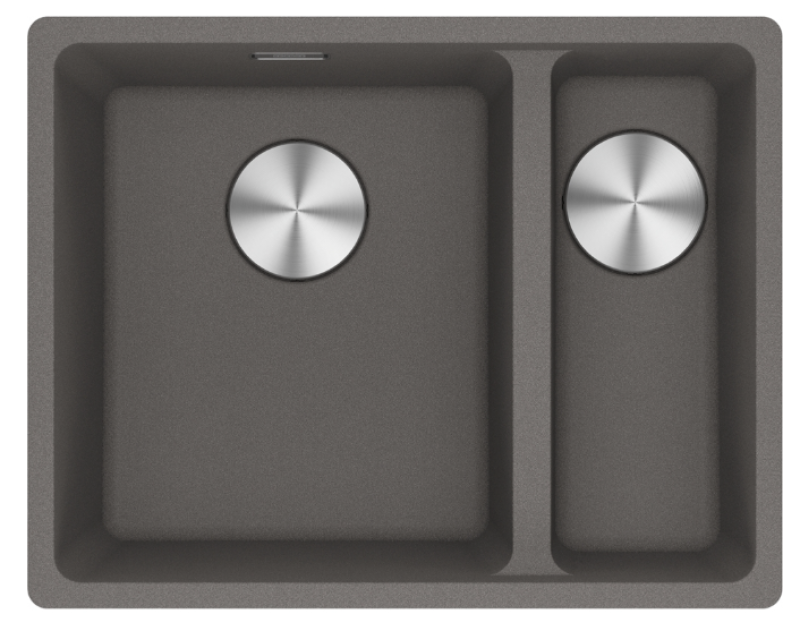 Franke Maris MRG 260-34-15 Fragranite Schiefergrau Spülbecken Becken Links Grau Dunkel Flachbau 135.0714.635