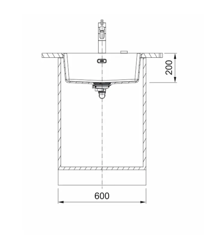 Franke Maris MRG 110-52 Fragranite Schiefergrau Spüle - Unterbau, Dunkelgrau 125.0714.603