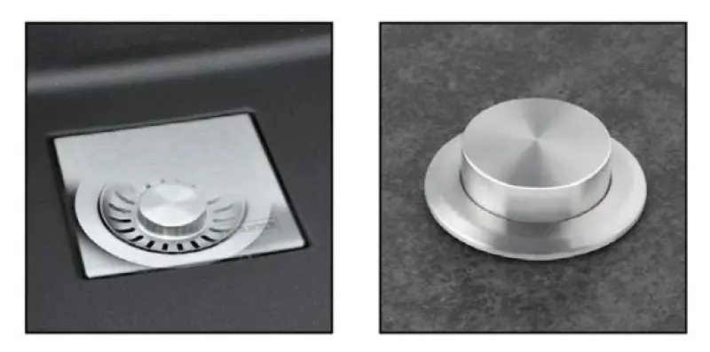 Franke Kubus KNG 110.52 Spüle 52x42 Schiefergrau Granit Dunkelgrau Unterbau 125.0714.636