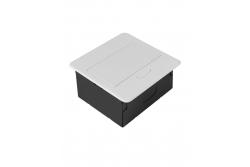 AVARO Einbau-Möbelsteckdose, 1x Schuko-Steckdose, USB A+C, 1.5m Kabel, Weiß