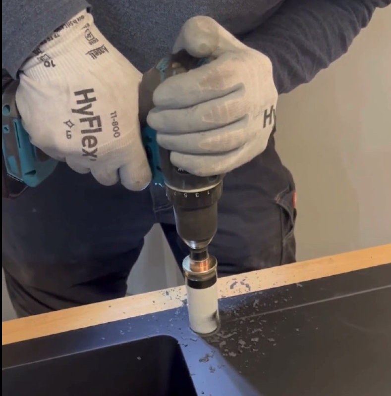 Hoegert Lochsägen-Set aus Kohlenstoffstahl, 14-teilig.