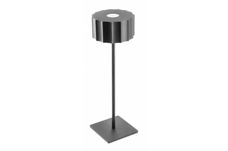 LED-Tischlampe AZELIA, 2,5W, 200lm, DC 5V, 1A, 4000 K, Batterie 4000 mAh, dimmbar, schwarz