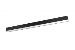 VINEA Pendelleuchte, LED, 40W (Leistung einstellbar 40-30W), 4800lm, 4000K, AC220-240V, 120cm, schwarz