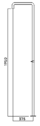 Wasserevolution Flow Duschsäule mit Mischknopf Edelstahl T146IE
