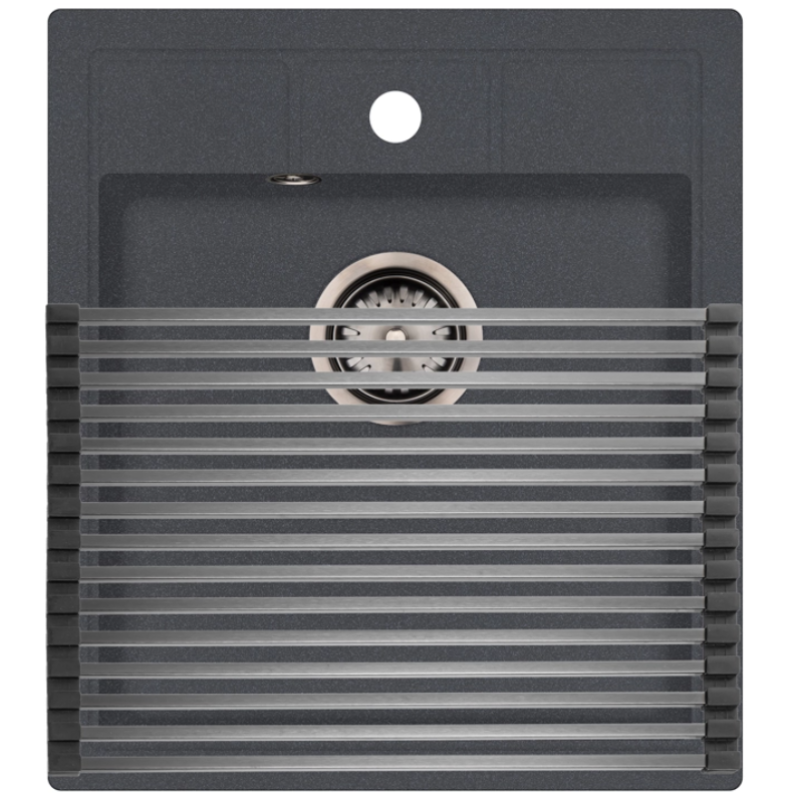 Ausmann Turt Chrom Abtropfmatte über und für das Spülbecken 28x45 cm 1208969723