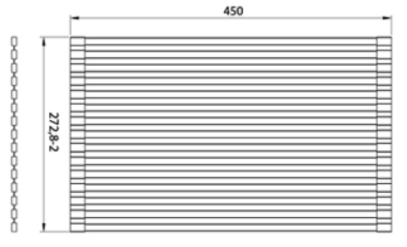 Ausmann Turt Gold Rollmatte über und für das Spülbecken 28x45 cm 1208969725