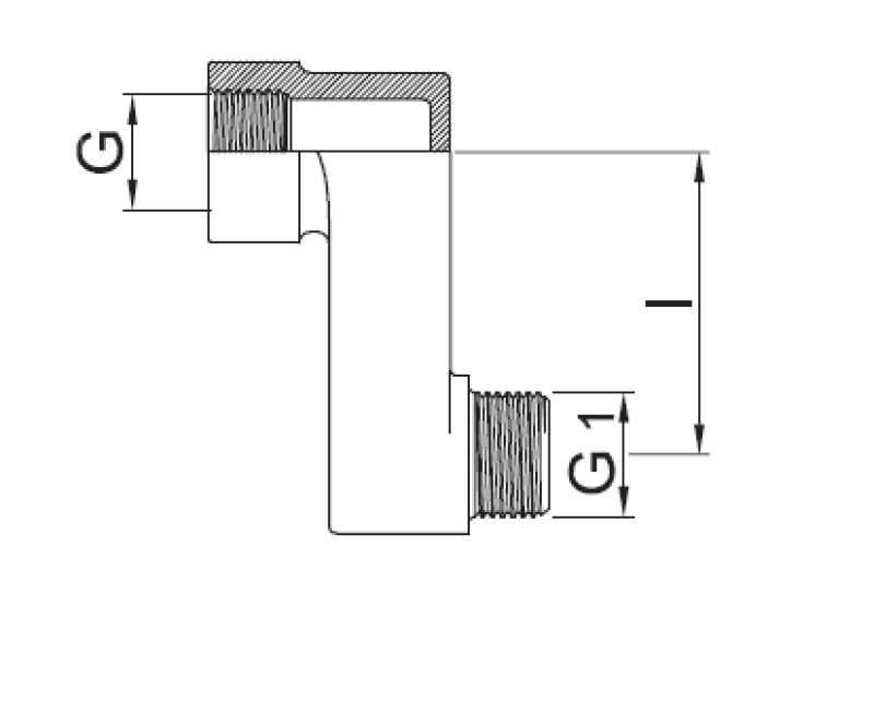 PB S-Kupplung 10mm Exzentrisch G 1/2” G1 1/2” 1208969804