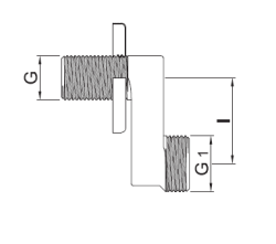 PB S-Kupplung Chrom Verstellbar 100mm Exzentrisch G 1/2” G1 3/4” 1208969852