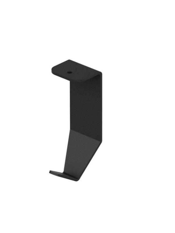 Epka Luxion Set Küchenreling 100 cm mit Zubehör Metall mit verdeckter Befestigung Schwarz 1208969983