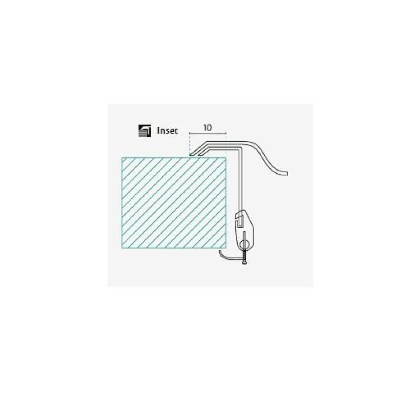 Banka Detroit Edelstahl Spüle 381 x 381 mm Auflage mit Hahnlochbank 1208970074