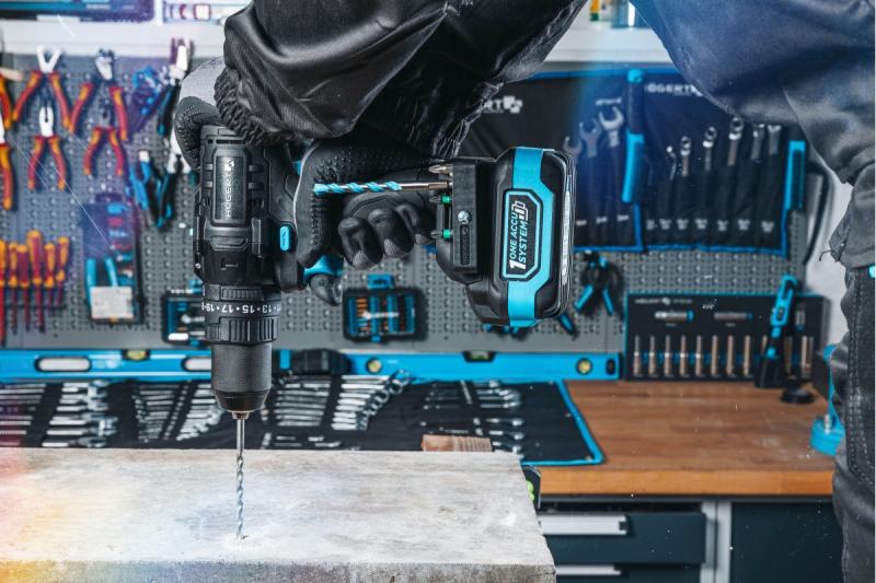 Högert leistungsstarker Akku-Schlagbohrschrauber, bürstenlos, 18V