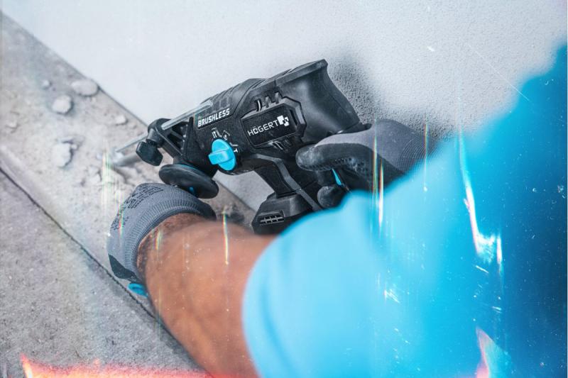 HÖGERT Akku-Schlagbohrmaschine, bürstenlos, 18V, mit Meißelfunktion