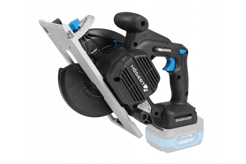 HÖGERT Akku-Kreissäge, 18V, ohne Akku, Staubsaugeranschluss