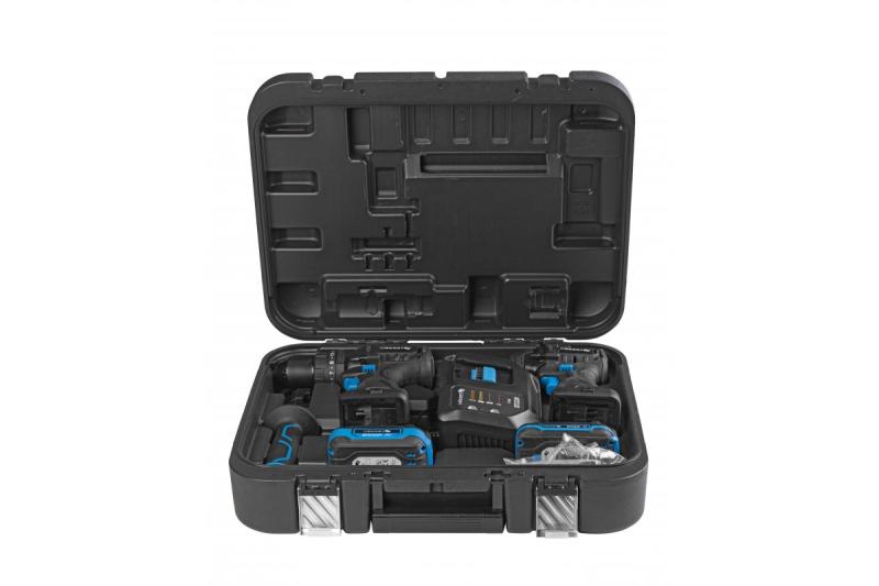 HÖGERT Akku-Schlagschrauberset 200 Nm 18V mit bürstenlosem Motor