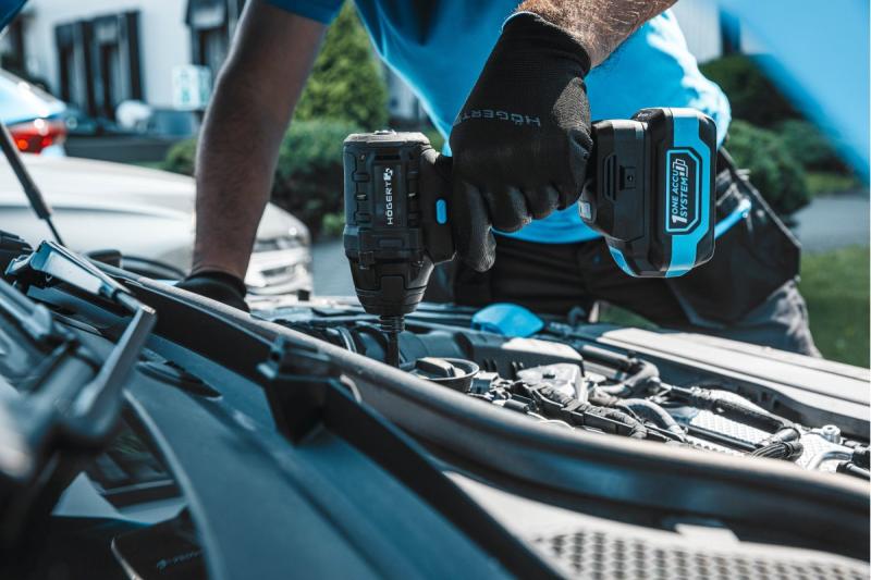 HÖGERT Akku-Schlagschrauberset 200 Nm 18V mit bürstenlosem Motor