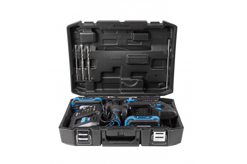 HÖGERT Akkubohrmaschinenset, 18V, OneAccuSystem, mit Akku, Ladegerät im Koffer