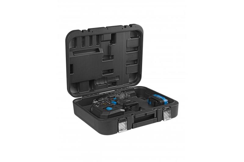 HÖGERT Akku-Schlagschrauberset, bürstenlos, 18V, mit Akku, Ladegerät.