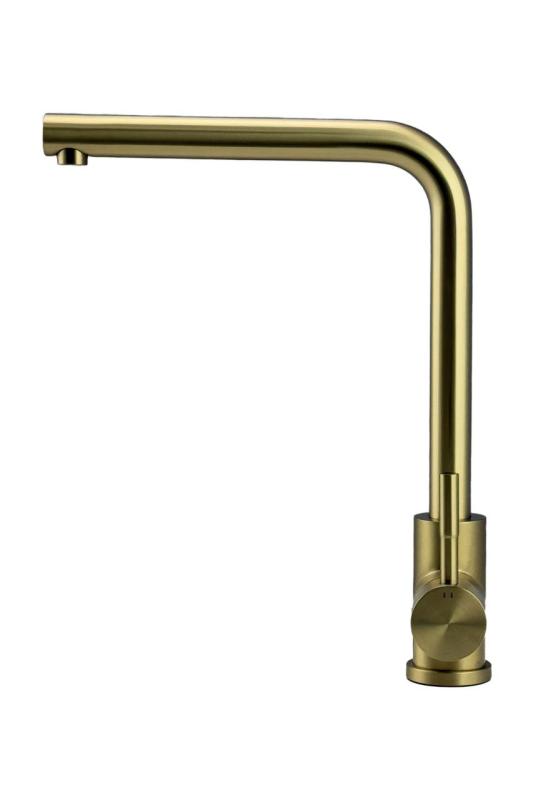 Pure.Sink Prestige Kombinationsset Goldene Spüle 50x40 cm mit Goldenem Küchenhahn 1208970764