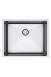 Franke Bolero Plus New R10 B2X 210-50-40 Edelstahl Spülbecken Flachbau, Unterbau und Aufbau 50x40 cm 127.0728.977
