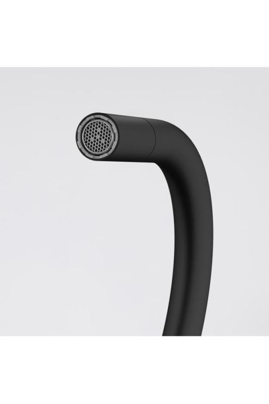 Franke Maris Slim J Küchenarmatur Schwarz mit Ausziehbarem Auslauf 115.0728.389