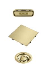 Franke Kubus 2.0 Farbset Abflusssatz Gold 1208970836