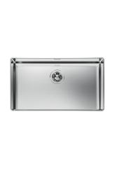 Foster Phantom Slimline Edelstahl Spüle 71x40cm Unterbau für keramische Arbeitsplatten 1208971121